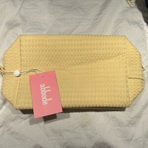 Abbode Signature Waffle Pouch - no embroidery- NWT